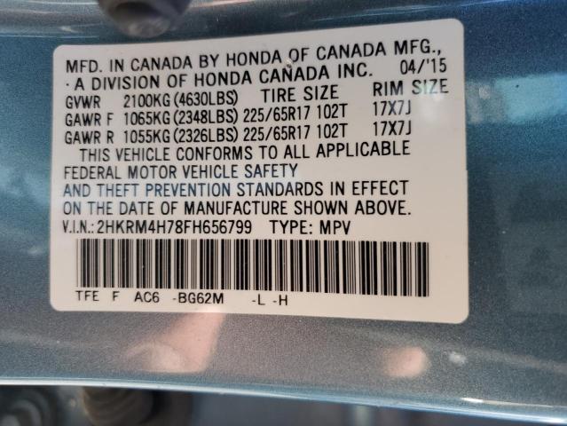 Photo 13 VIN: 2HKRM4H78FH656799 - HONDA CR-V EXL 