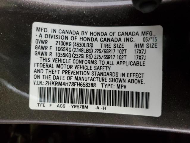 Photo 11 VIN: 2HKRM4H78FH658388 - HONDA CRV 