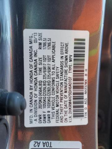 Photo 12 VIN: 2HKRM4H79DH640107 - HONDA CR-V EXL 