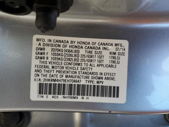 Photo 12 VIN: 2HKRM4H79EH704647 - HONDA CR-V EXL 