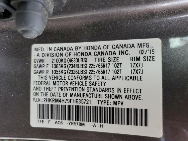 Photo 12 VIN: 2HKRM4H79FH635721 - HONDA CRV 