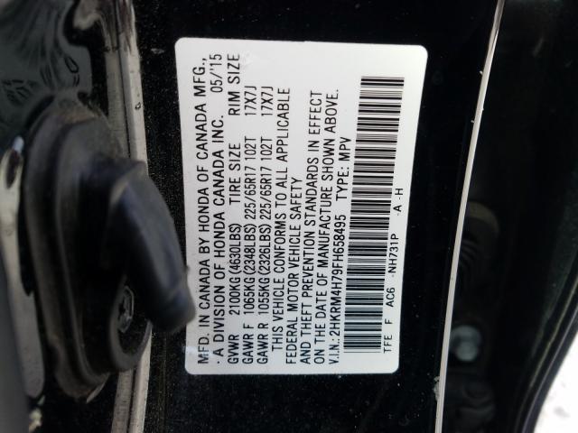 Photo 9 VIN: 2HKRM4H79FH658495 - HONDA CR-V EXL 