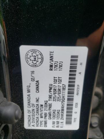 Photo 13 VIN: 2HKRM4H79GH111857 - HONDA CR-V EXL 