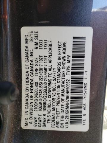 Photo 11 VIN: 2HKRM4H79GH690932 - HONDA CR-V EXL 