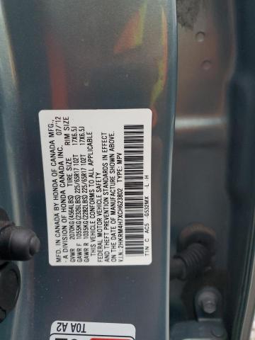 Photo 13 VIN: 2HKRM4H7XCH623802 - HONDA CR-V EXL 