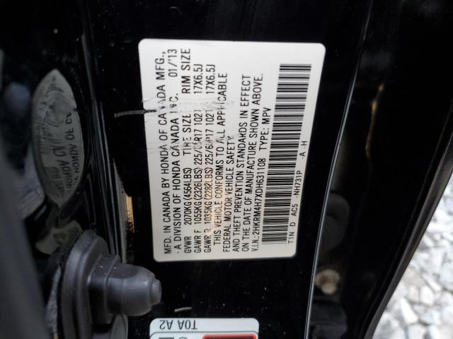 Photo 12 VIN: 2HKRM4H7XDH631108 - HONDA CRV 