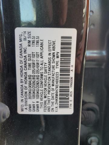 Photo 9 VIN: 2HKRM4H7XEH693223 - HONDA CR-V EXL 