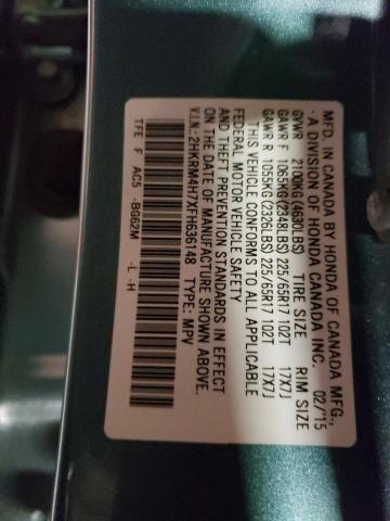 Photo 12 VIN: 2HKRM4H7XFH636148 - HONDA CR-V EXL 