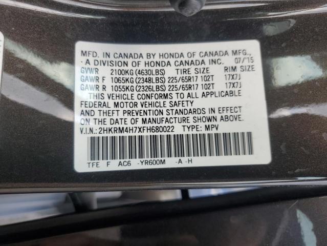 Photo 11 VIN: 2HKRM4H7XFH680022 - HONDA CRV 