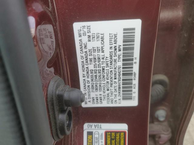 Photo 11 VIN: 2HKRM4H7XGH642761 - HONDA CRV 