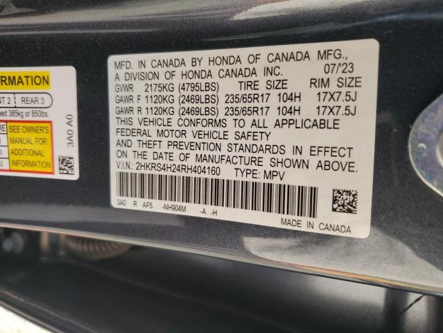 Photo 11 VIN: 2HKRS4H24RH404160 - HONDA CRV 