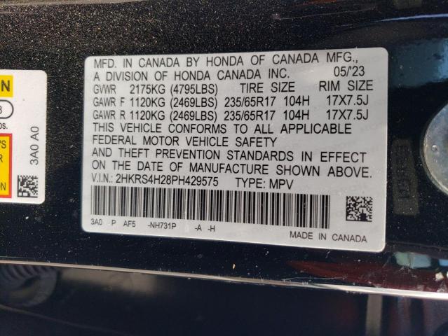 Photo 11 VIN: 2HKRS4H28PH429575 - HONDA CRV 