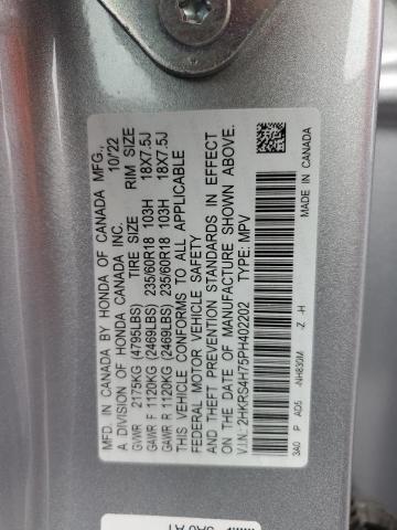 Photo 12 VIN: 2HKRS4H75PH402202 - HONDA CR-V EXL 