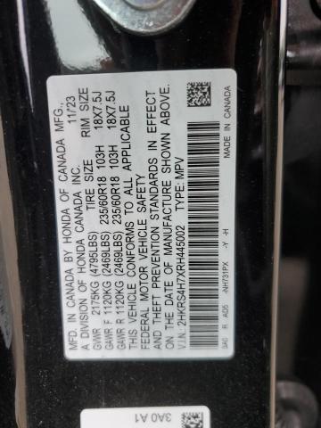 Photo 12 VIN: 2HKRS4H7XRH445002 - HONDA CR-V EXL 