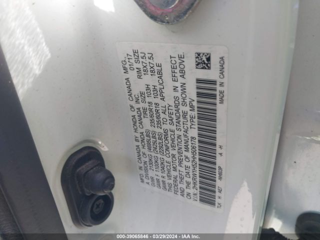 Photo 8 VIN: 2HKRW1H52HH506178 - HONDA CR-V 