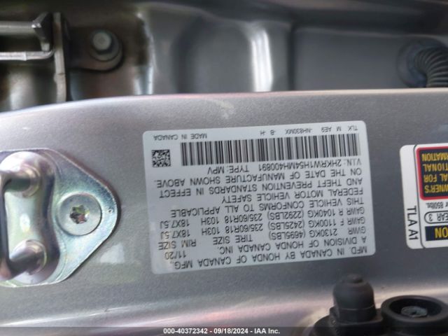 Photo 8 VIN: 2HKRW1H54MH400891 - HONDA CR-V 