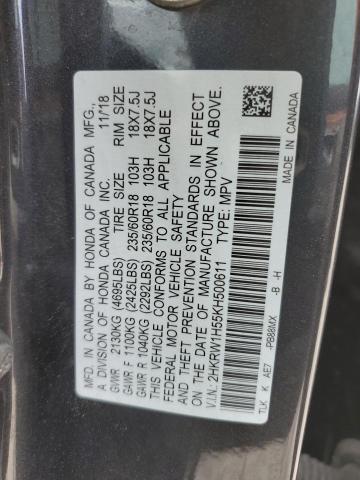 Photo 11 VIN: 2HKRW1H55KH500611 - HONDA CR-V EX 