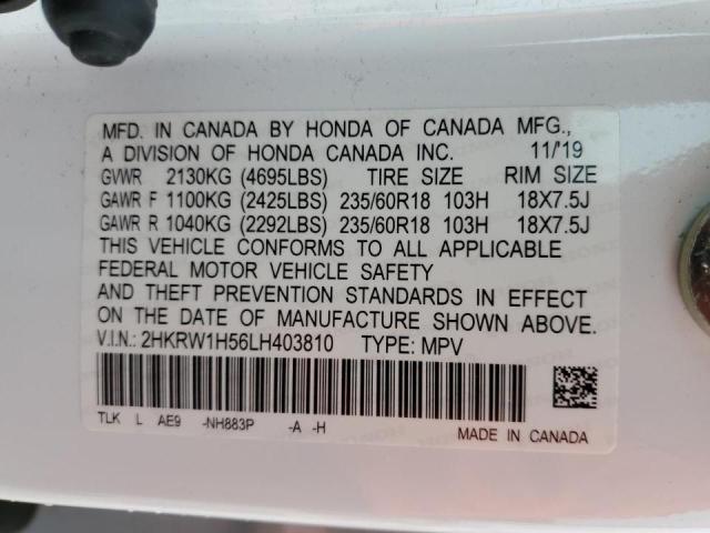 Photo 9 VIN: 2HKRW1H56LH403810 - HONDA CR-V EX 