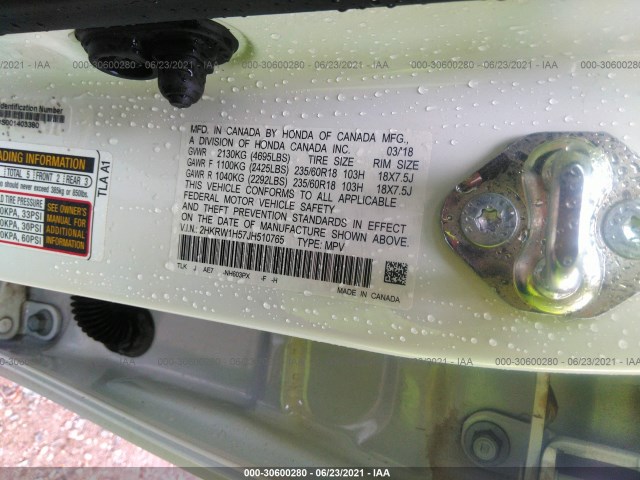 Photo 8 VIN: 2HKRW1H57JH510765 - HONDA CR-V 