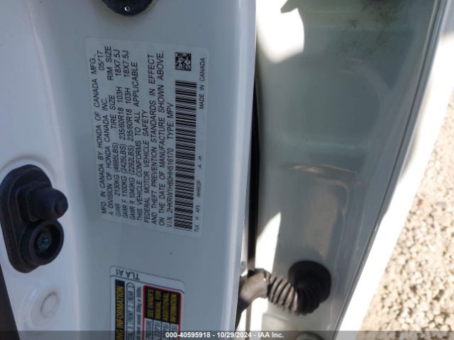 Photo 8 VIN: 2HKRW1H80HH516170 - HONDA CR-V 