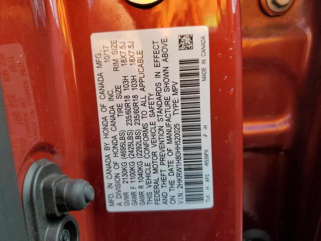 Photo 9 VIN: 2HKRW1H80HH520025 - HONDA CR-V EXL 