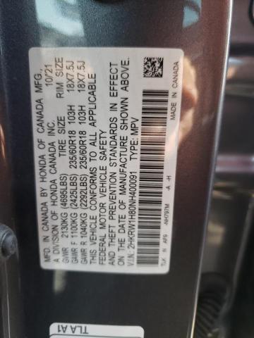 Photo 9 VIN: 2HKRW1H80NH400091 - HONDA CR-V EXL 