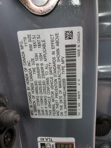 Photo 12 VIN: 2HKRW1H82LH403359 - HONDA CRV 