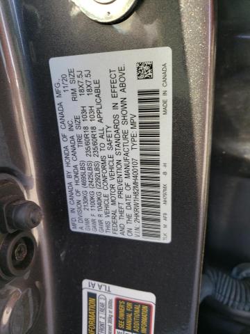 Photo 11 VIN: 2HKRW1H82MH400107 - HONDA CR-V EXL 