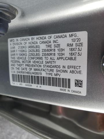 Photo 13 VIN: 2HKRW1H83LH426519 - HONDA CR-V EXL 