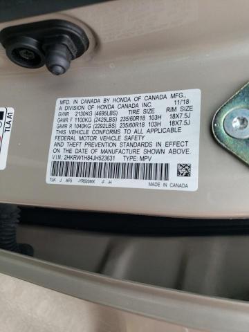 Photo 9 VIN: 2HKRW1H84JH523631 - HONDA CR-V EXL 