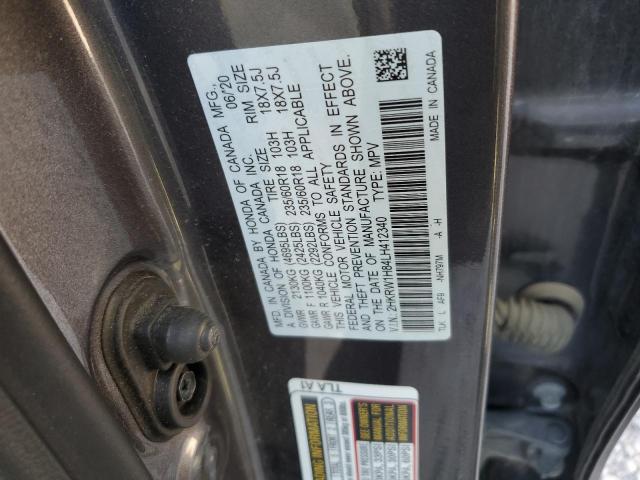 Photo 11 VIN: 2HKRW1H84LH412340 - HONDA CR-V EXL 