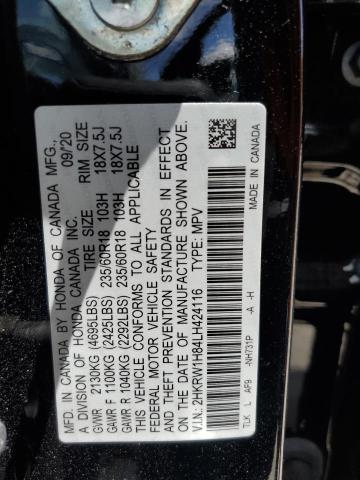 Photo 11 VIN: 2HKRW1H84LH424116 - HONDA CR-V EXL 