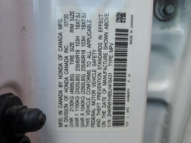 Photo 11 VIN: 2HKRW1H85LH416431 - HONDA CR-V EXL 