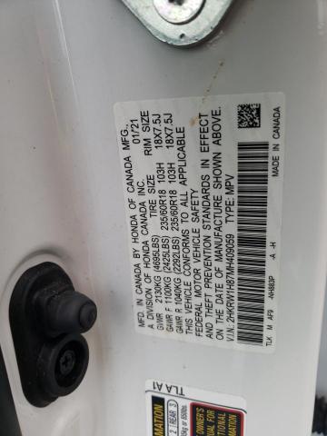 Photo 12 VIN: 2HKRW1H87MH409059 - HONDA CR-V EXL 