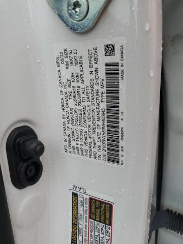 Photo 13 VIN: 2HKRW1H89NH405645 - HONDA CR-V EXL 