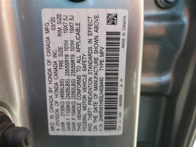 Photo 12 VIN: 2HKRW1H93LH409440 - HONDA CR-V TOURI 