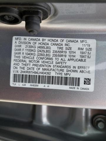 Photo 9 VIN: 2HKRW1H94LH404392 - HONDA CR-V TOURI 