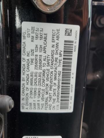 Photo 13 VIN: 2HKRW1H96HH511452 - HONDA CR-V TOURI 