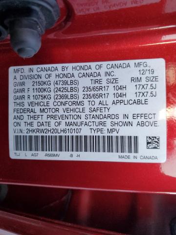 Photo 12 VIN: 2HKRW2H20LH610107 - HONDA CR-V 