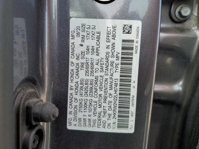 Photo 11 VIN: 2HKRW2H22LH674813 - HONDA CR-V LX 