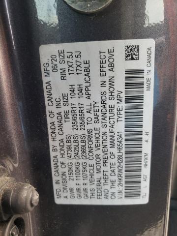 Photo 12 VIN: 2HKRW2H28LH654341 - HONDA CRV 