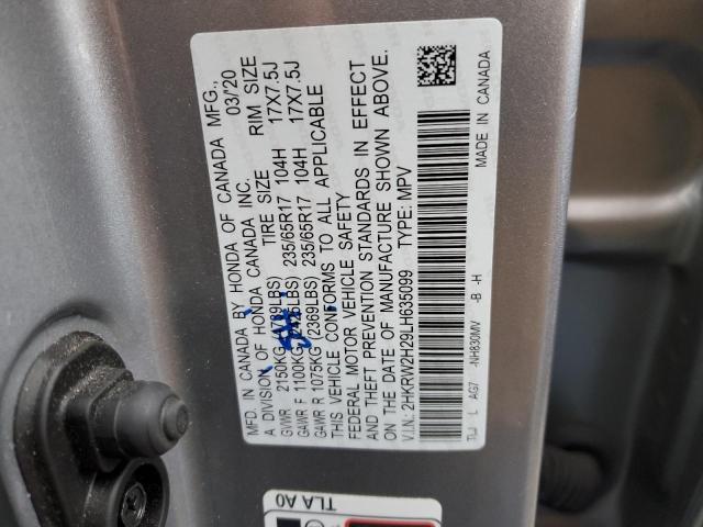 Photo 13 VIN: 2HKRW2H29LH635099 - HONDA CR-V LX 