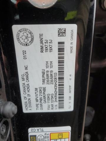 Photo 12 VIN: 2HKRW2H43NH208103 - HONDA CRV 