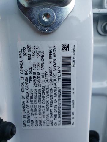 Photo 9 VIN: 2HKRW2H51NH626877 - HONDA CR-V EX 