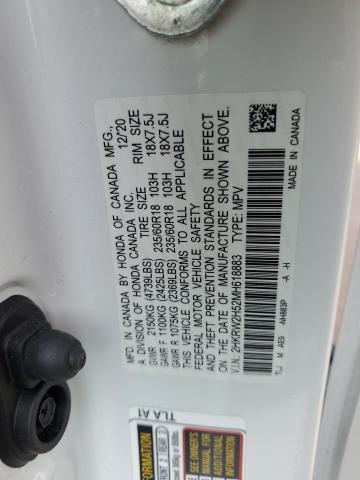 Photo 11 VIN: 2HKRW2H52MH618883 - HONDA CR-V EX 