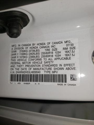 Photo 9 VIN: 2HKRW2H53LH659540 - HONDA CR-V EX 