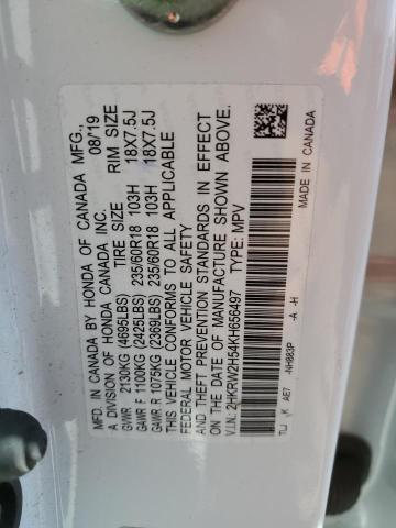 Photo 12 VIN: 2HKRW2H54KH656497 - HONDA CR-V EX 