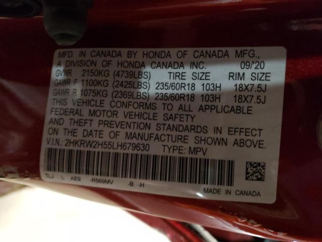 Photo 11 VIN: 2HKRW2H55LH679630 - HONDA CR-V EX 