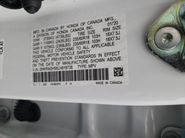 Photo 9 VIN: 2HKRW2H56LH618738 - HONDA CR-V EX 