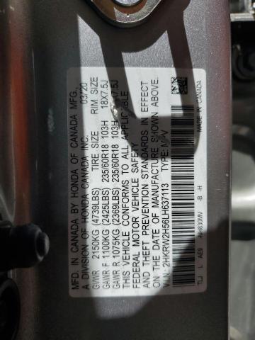 Photo 12 VIN: 2HKRW2H56LH637113 - HONDA CRV 